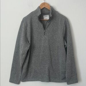 OLD NAVY Gray Quarter-Zip Sweatshirt